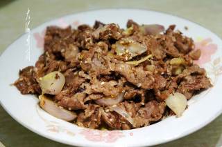 孜然羊肉的做法步骤：10