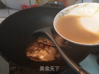 味噌鲳鱼的做法步骤：7