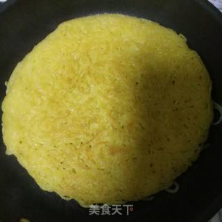 煎玉米面条的做法步骤：4