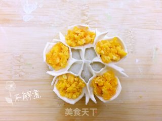 蒸花饺的做法步骤：4