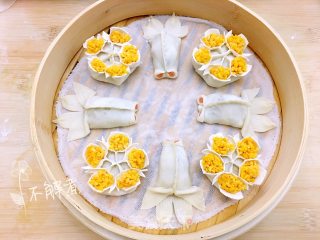 蒸花饺的做法步骤：13