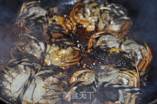 油焖河蟹的做法步骤：10