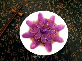 蓝莓汁紫山药的做法步骤：7