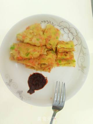 胡萝卜鸡蛋饼的做法步骤：5