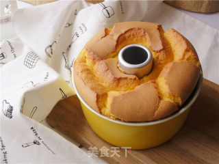 南瓜戚风的做法步骤：16