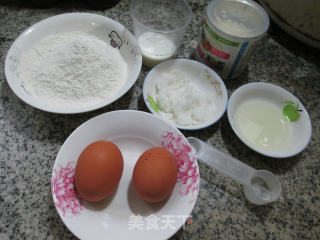 蛋奶松饼的做法步骤：1