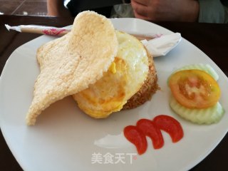 健康无油微波炉版虾片（自制小零食）的做法步骤：1