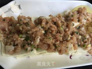 肉末蒸豆腐的做法步骤：3