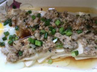 肉末蒸豆腐的做法步骤：4