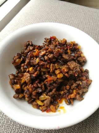 香菇牛肉酱的做法步骤：11