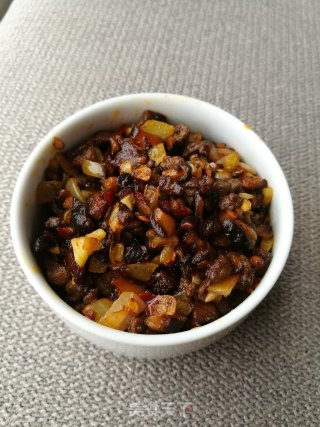 香菇牛肉酱的做法步骤：12