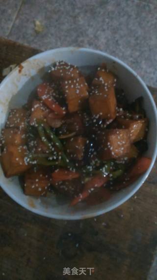 香辣鱼豆腐的做法步骤：3
