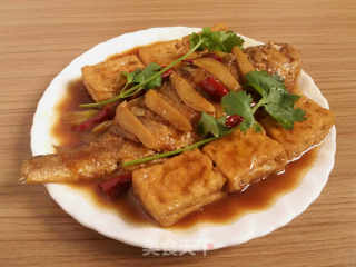 黄花鱼焖豆腐的做法步骤：14