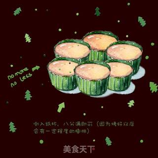 圣诞纸杯蛋糕的做法步骤：6