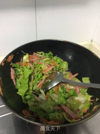 炒方便面的做法步骤：5