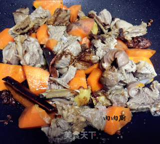 胡萝卜羊肉煲#肉肉厨的做法步骤：10
