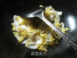 牛柳炒白菜的做法步骤：4