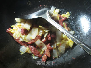 牛柳炒白菜的做法步骤：8