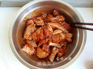 鸡公煲的做法步骤：3