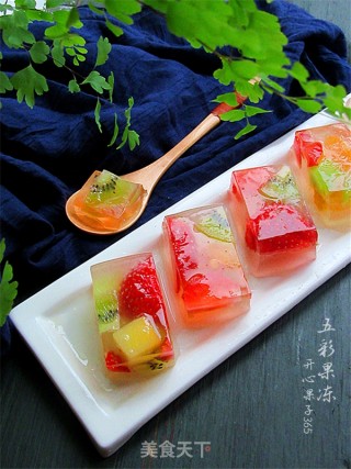 彩色果冻的做法步骤：9