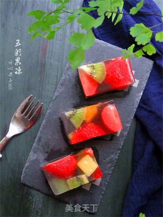 彩色果冻的做法步骤：10