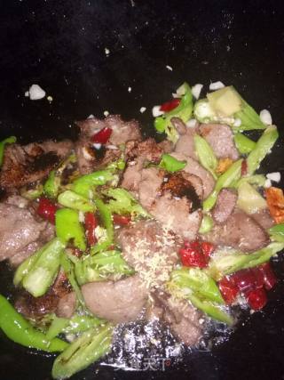 尖椒猪肝的做法步骤：5