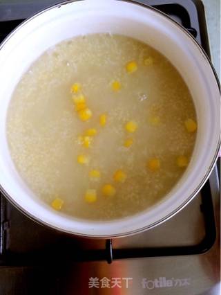 小米青菜粥的做法步骤：3