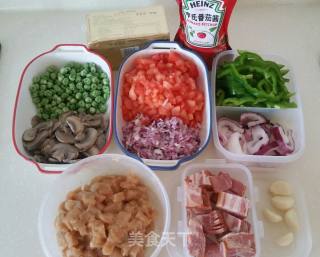 黑椒鸡肉披萨and培根披萨（附披萨酱料的做法）的做法步骤：1