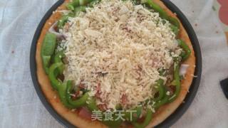 黑椒鸡肉披萨and培根披萨（附披萨酱料的做法）的做法步骤：7
