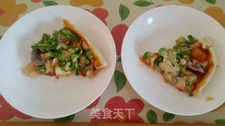 黑椒鸡肉披萨and培根披萨（附披萨酱料的做法）的做法步骤：8