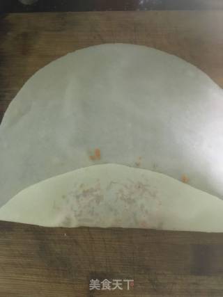 三鲜春卷的做法步骤：9