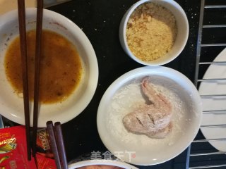 烤箱版脆皮烤鸡翅的做法步骤：3