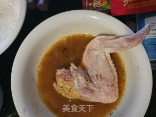 烤箱版脆皮烤鸡翅的做法步骤：5