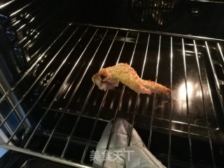 烤箱版脆皮烤鸡翅的做法步骤：7