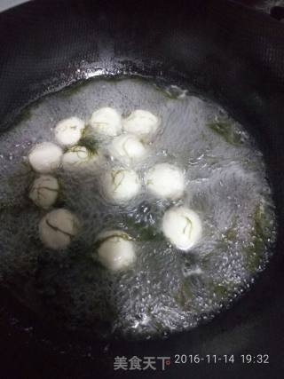 龙须菜鳘鱼丸汤的做法步骤：3