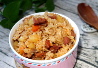 香肠土豆焖饭的做法步骤：12