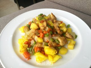 菠萝鸡丁的做法步骤：18