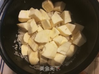 红薯焖饭的做法步骤：4