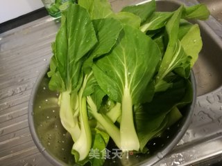 蒜香小油菜（蒜泥清炒上海青）的做法步骤：2