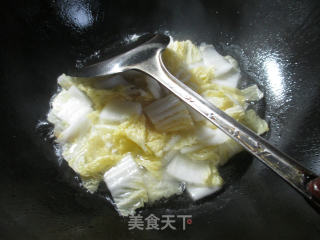 蚕豆炒白菜的做法步骤：5