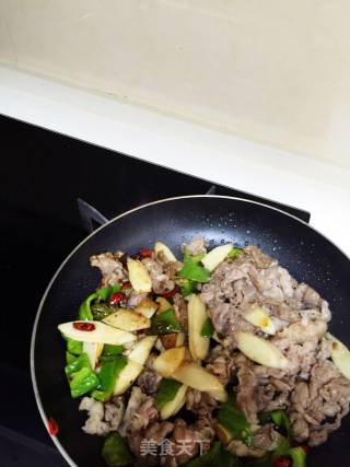山药炒羊肉的做法步骤：4