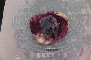 紫薯双色吐司的做法步骤：7