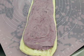 紫薯双色吐司的做法步骤：8