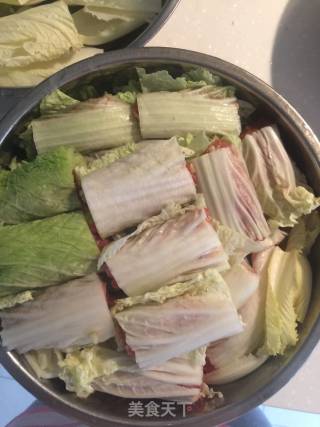 白菜肉卷的做法步骤：8