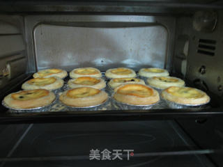 蜜豆全蛋蛋挞的做法步骤：9