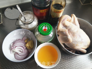 三杯醉鸡的做法步骤：1