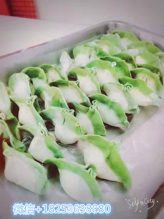 青汁白菜水饺的做法步骤：8