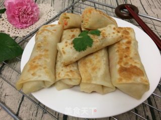 煎土豆丝卷饼的做法步骤：16