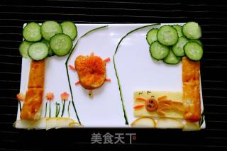 早餐拼盘一一龟兔赛跑的做法步骤：16