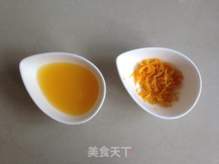 橙味糯米戚风蛋糕的做法步骤：2